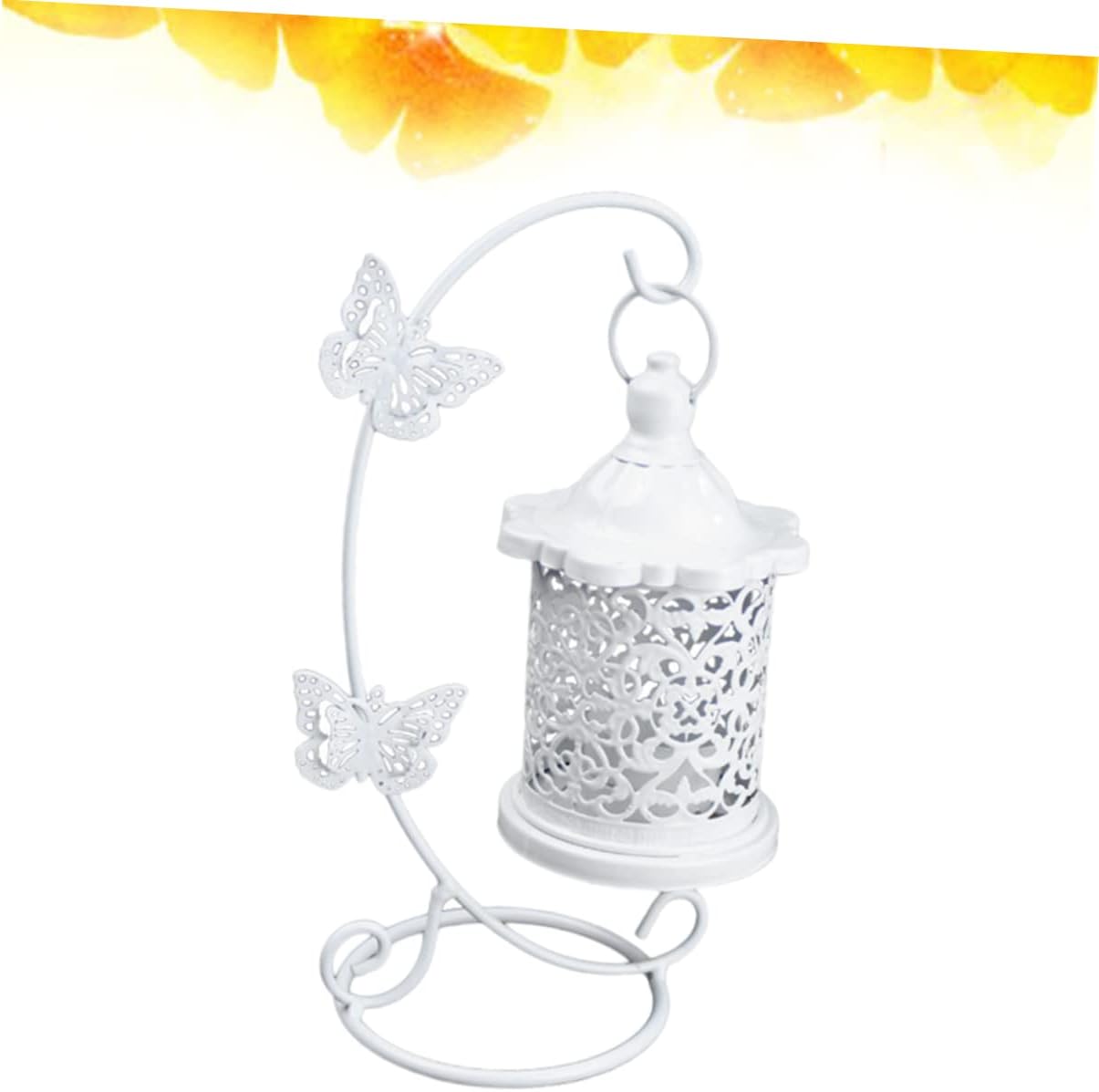 Alipis Wrought Iron Candle Holder Bird Cage