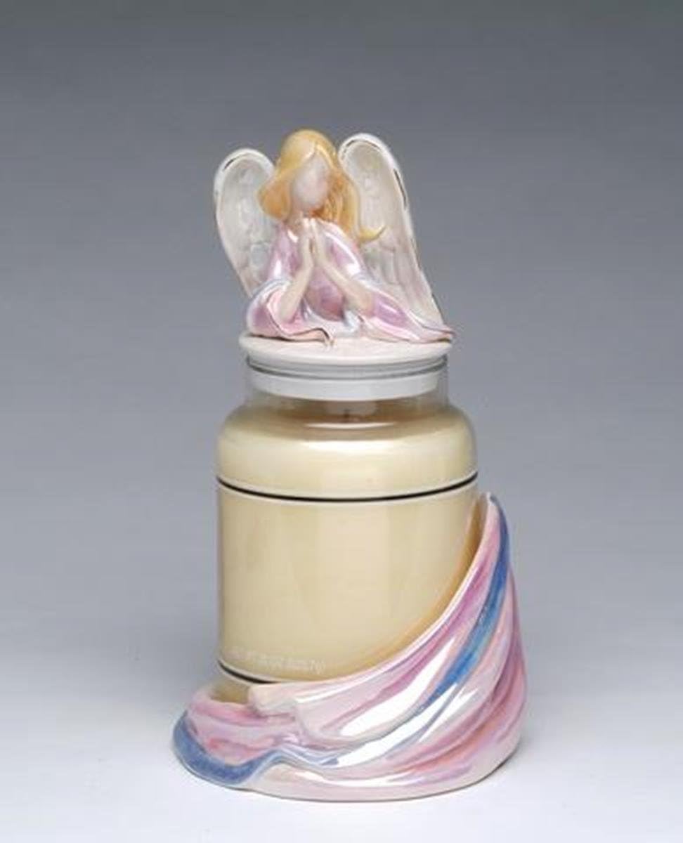 Lush Candleholder with Angel Topper