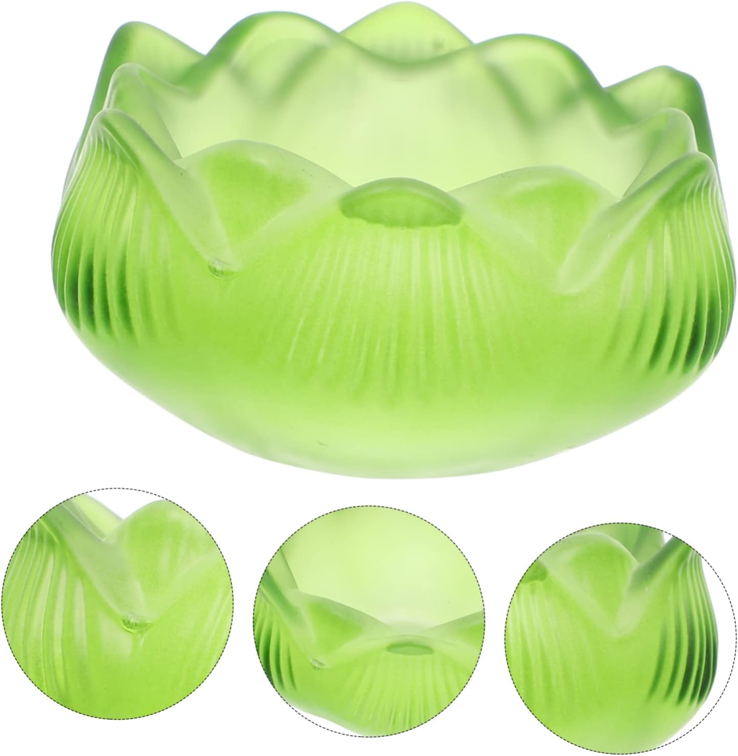 Whimsical Glass Candle Holder