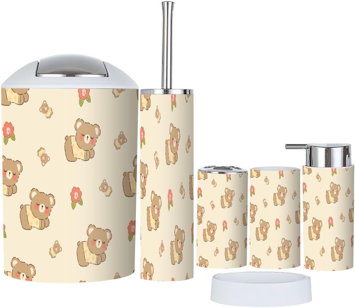 Bath Time Essentials Cute Bear Design for Kids