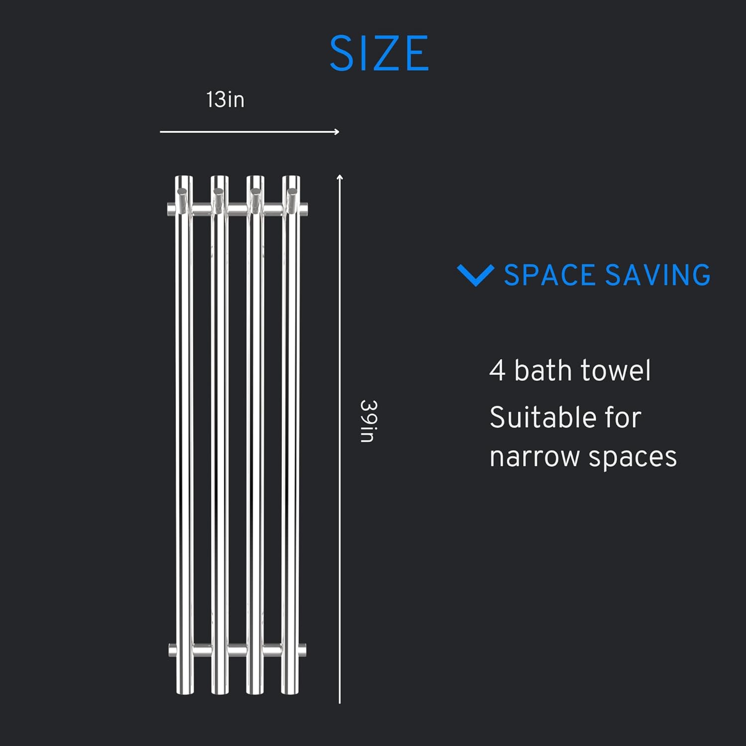 Stylish Wall-Mounted Towel Heater
