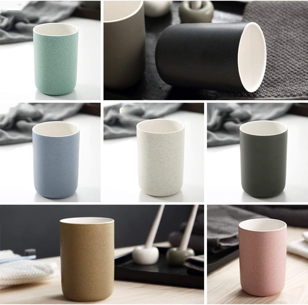 Art Ceramic Mouthwash Cup Stylish Multi-Colour Design for Home Hotel Use