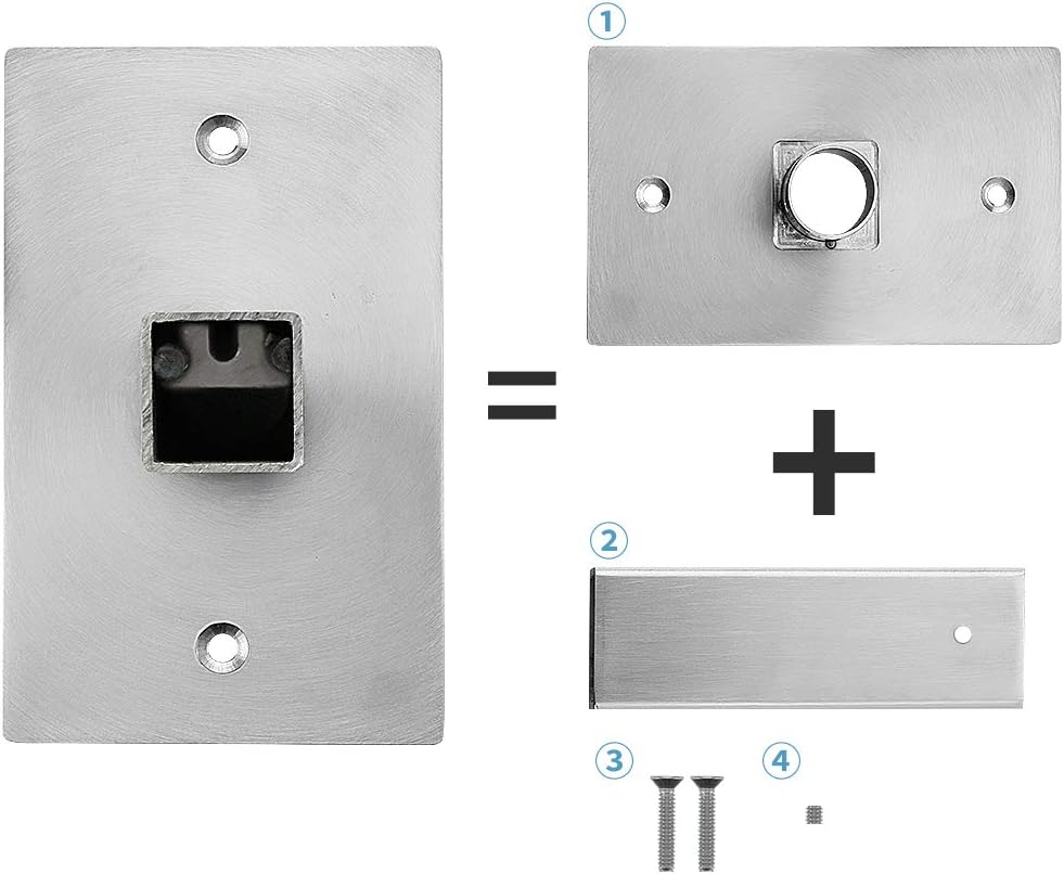 Electric Heated Towel Rack Brushed Square Hardwired Kit for Wall Mount