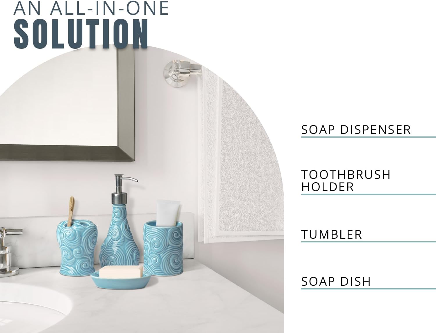 Comfify 4-Piece Set Daily Grooming Made Comfy
