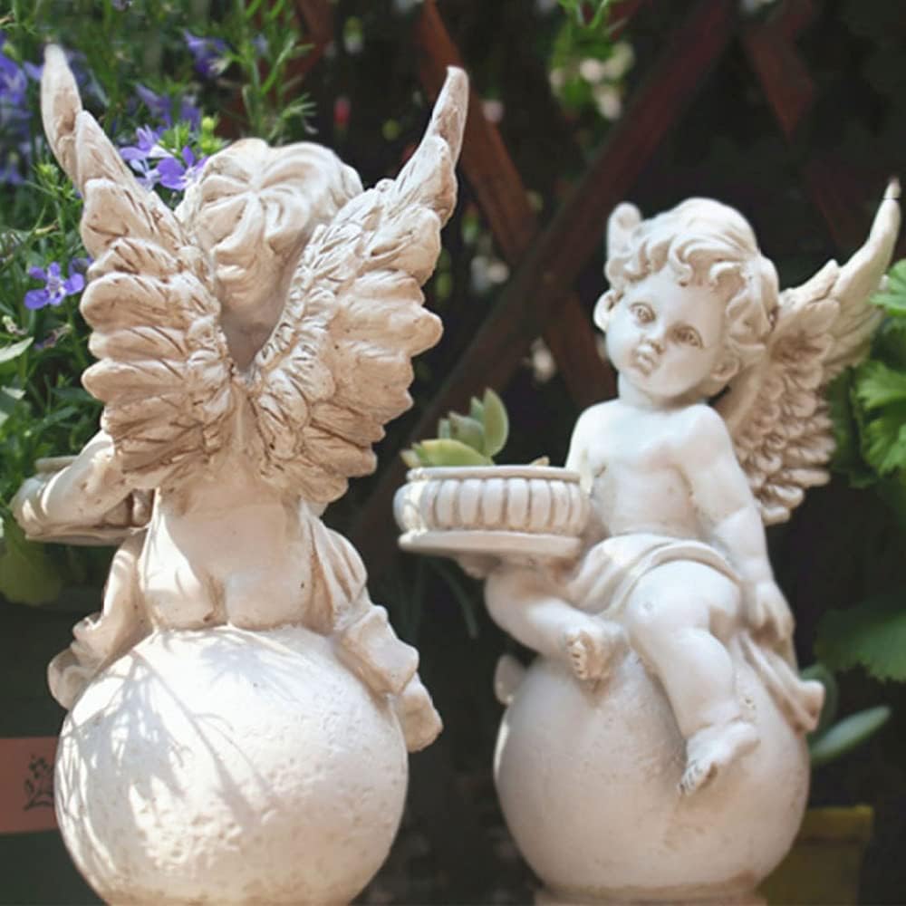 Angel Candleholder Resin