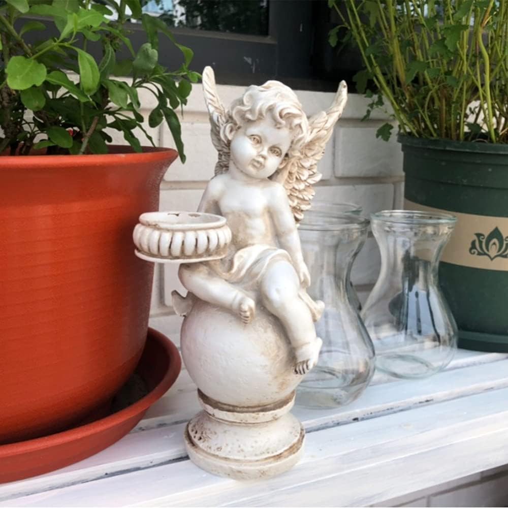 Angel Candleholder Resin