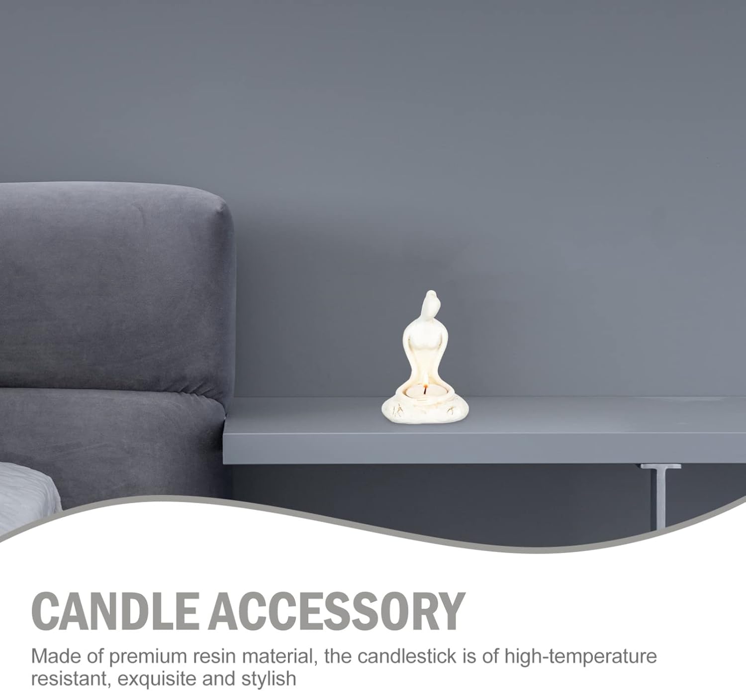 OSALADI Resin Candlestick Holder