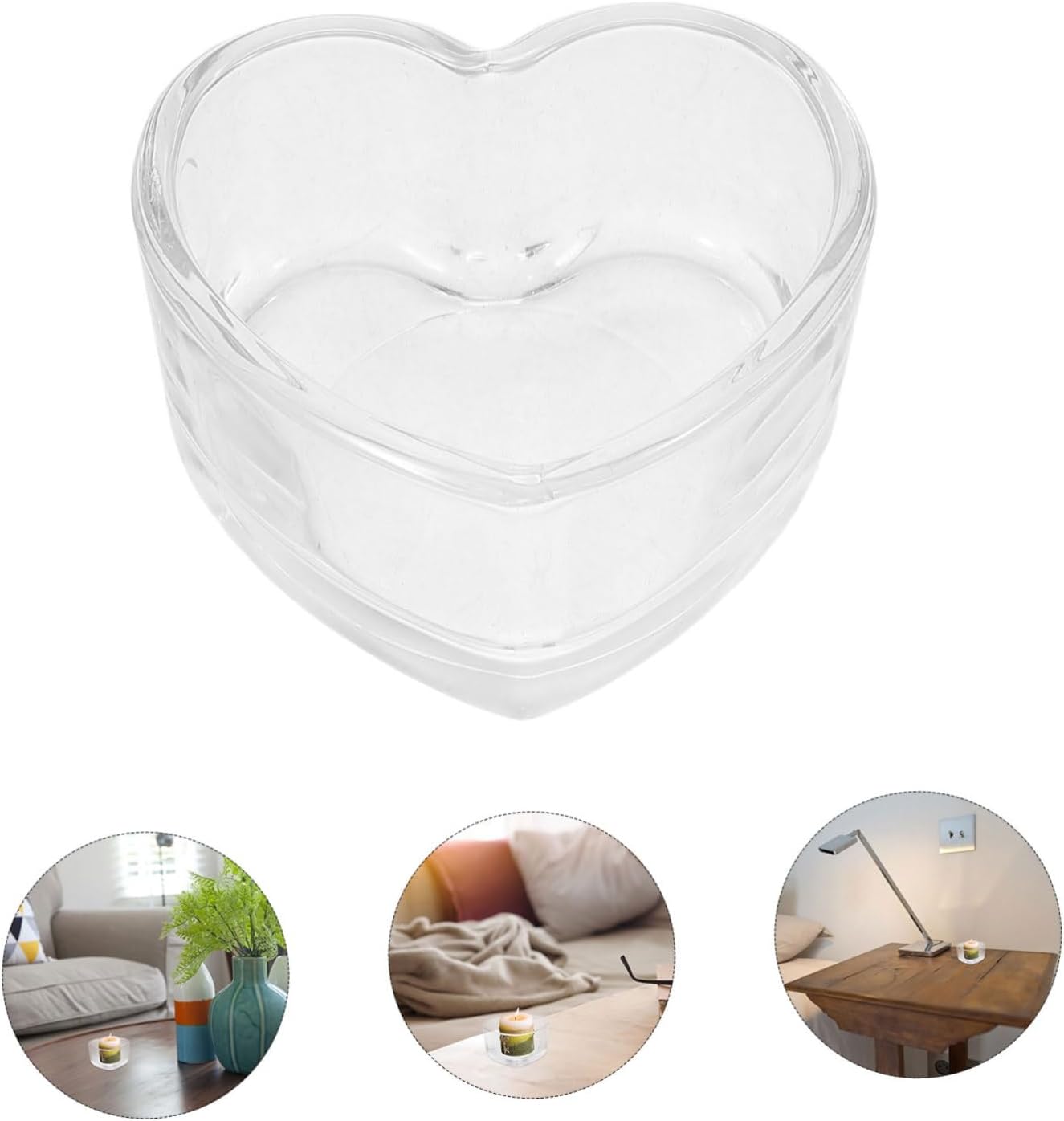Elegant Heart-Shaped Candle Holder