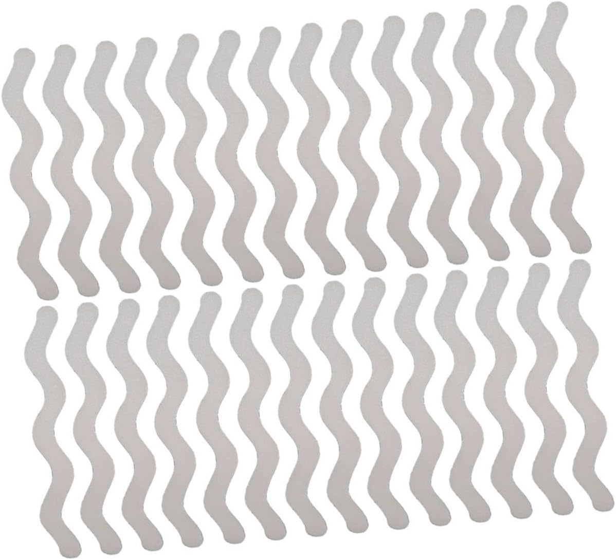 Healify 48Pcs Slip-Resistant S-Shaped Bath Stickers Non-Slip in Bathroom