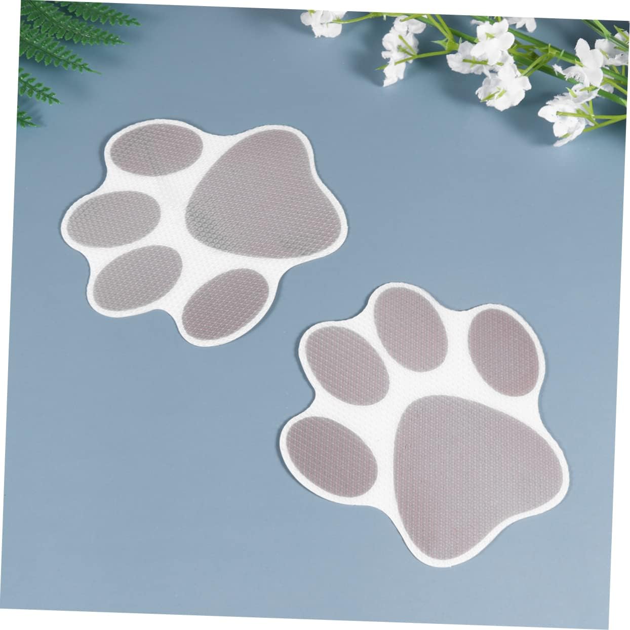 OUNONA 10-Piece Cartoon Dog Footprint Slip Decals for Bathtub