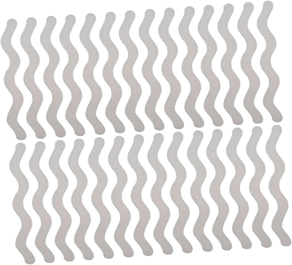 Healify 48Pcs Slip-Resistant S-Shaped Bath Stickers Non-Slip in Bathroom