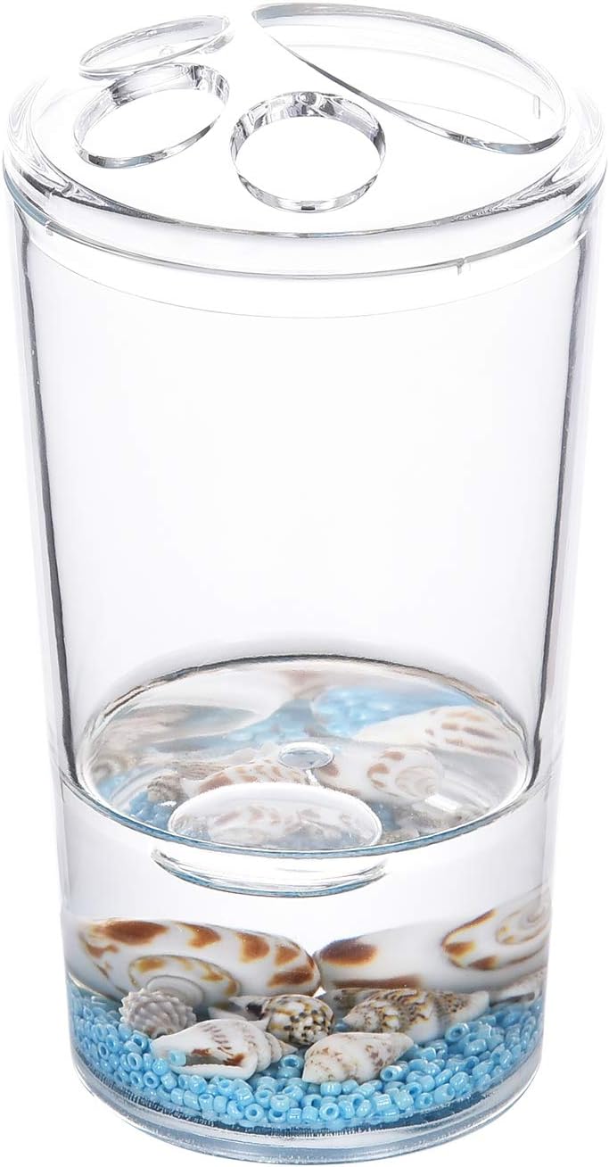 Locco Decor 4 Piece Acrylic 3D Floating Motion Vanity Set