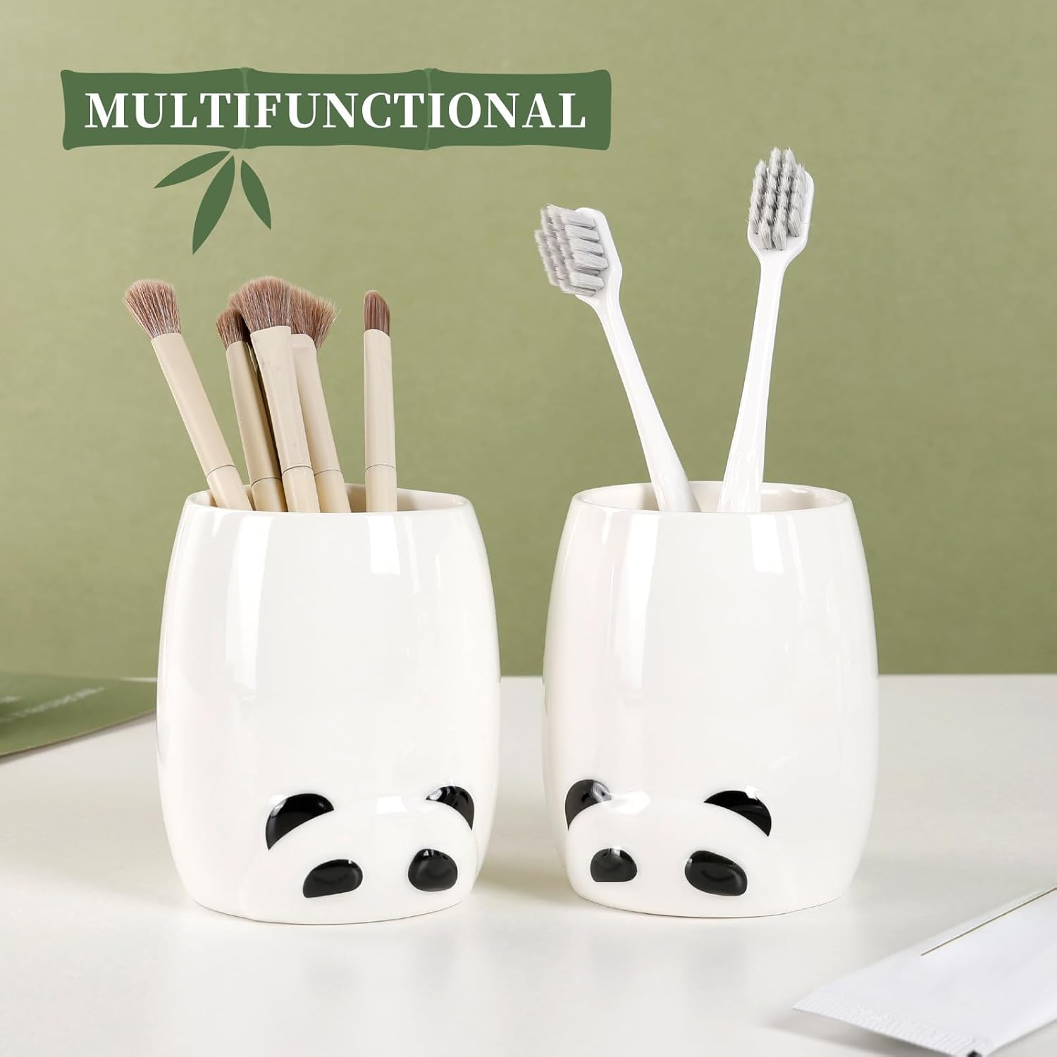 Cute Panda Bathroom Accessory Set 5PCS