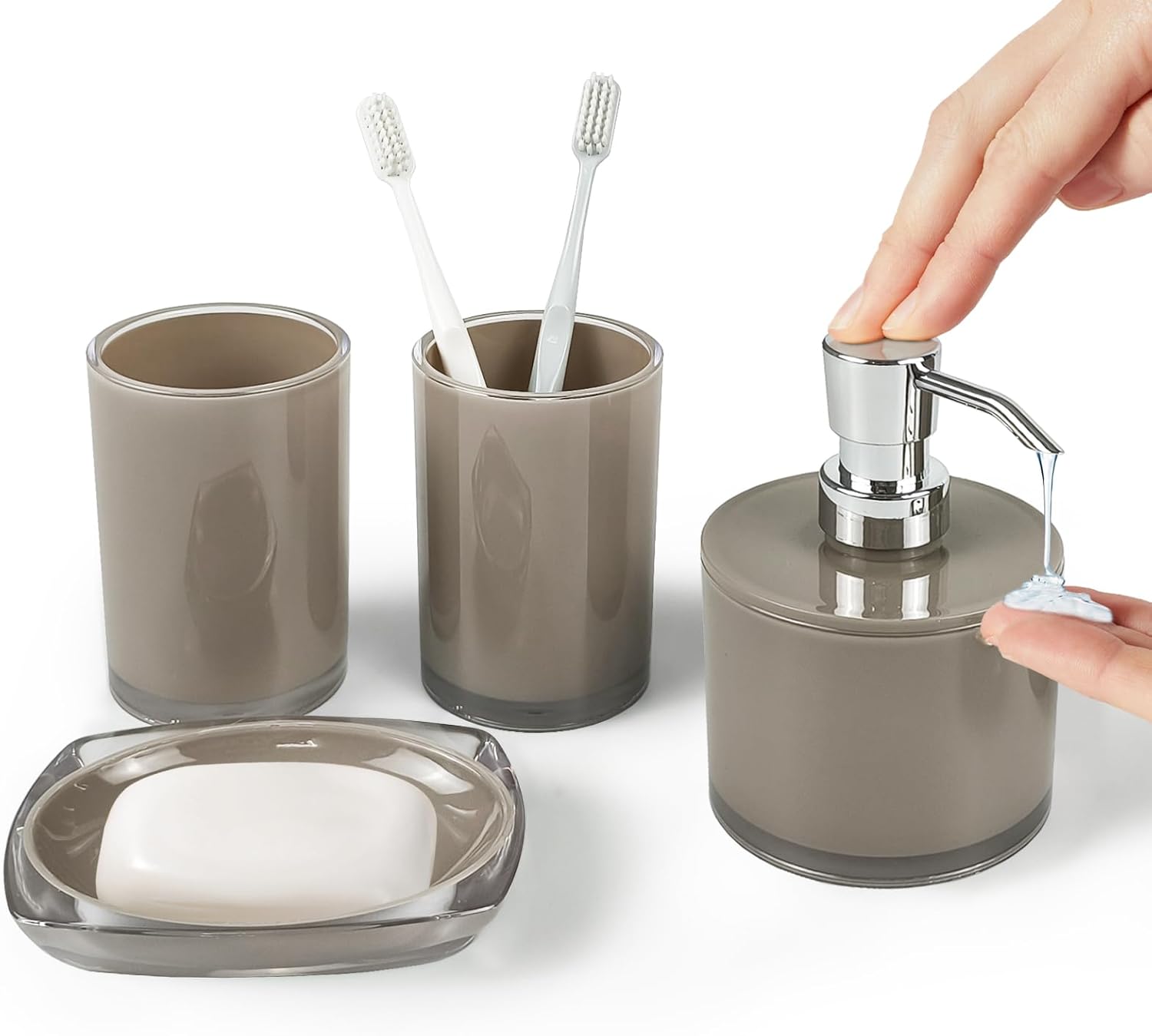 Transform Your Bathroom with 4-Piece Set