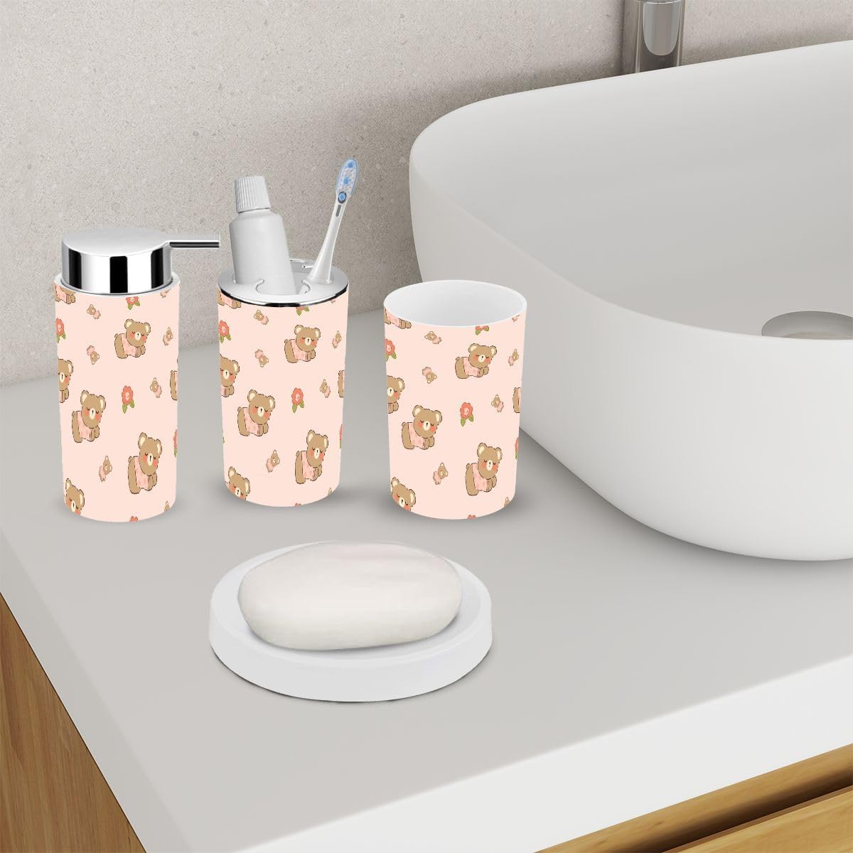 Perfect 6-Piece Bathroom Accessory Set for Kids