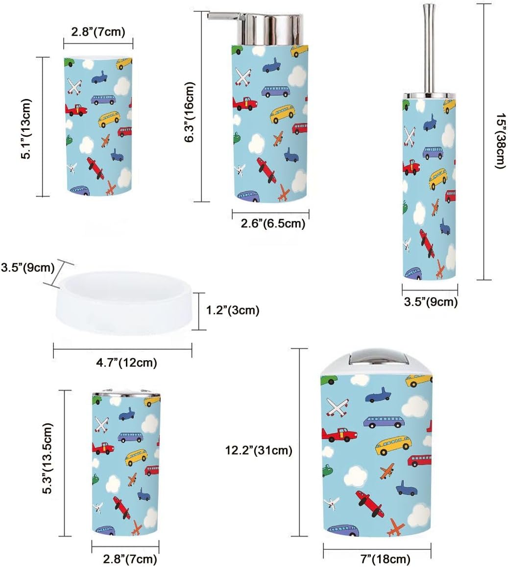 6-Piece Organizing Set for the Bathroom