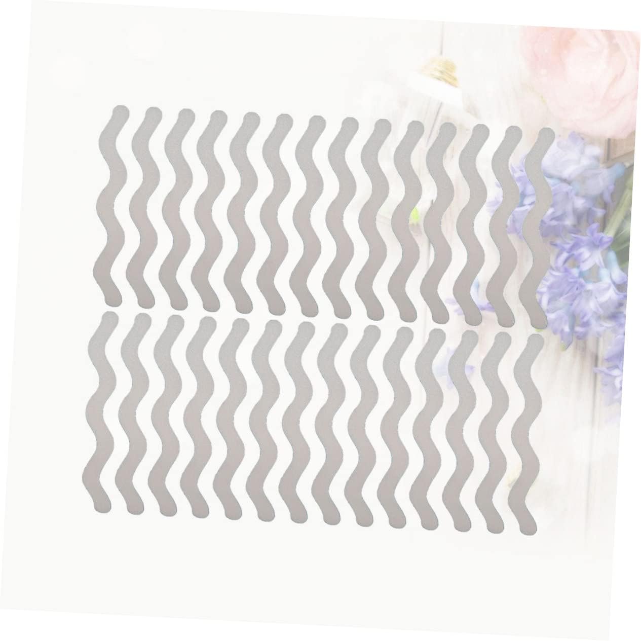 48Pcs S-Shape Slip Bathtub Stickers Non-Slip Safety Bath Decals