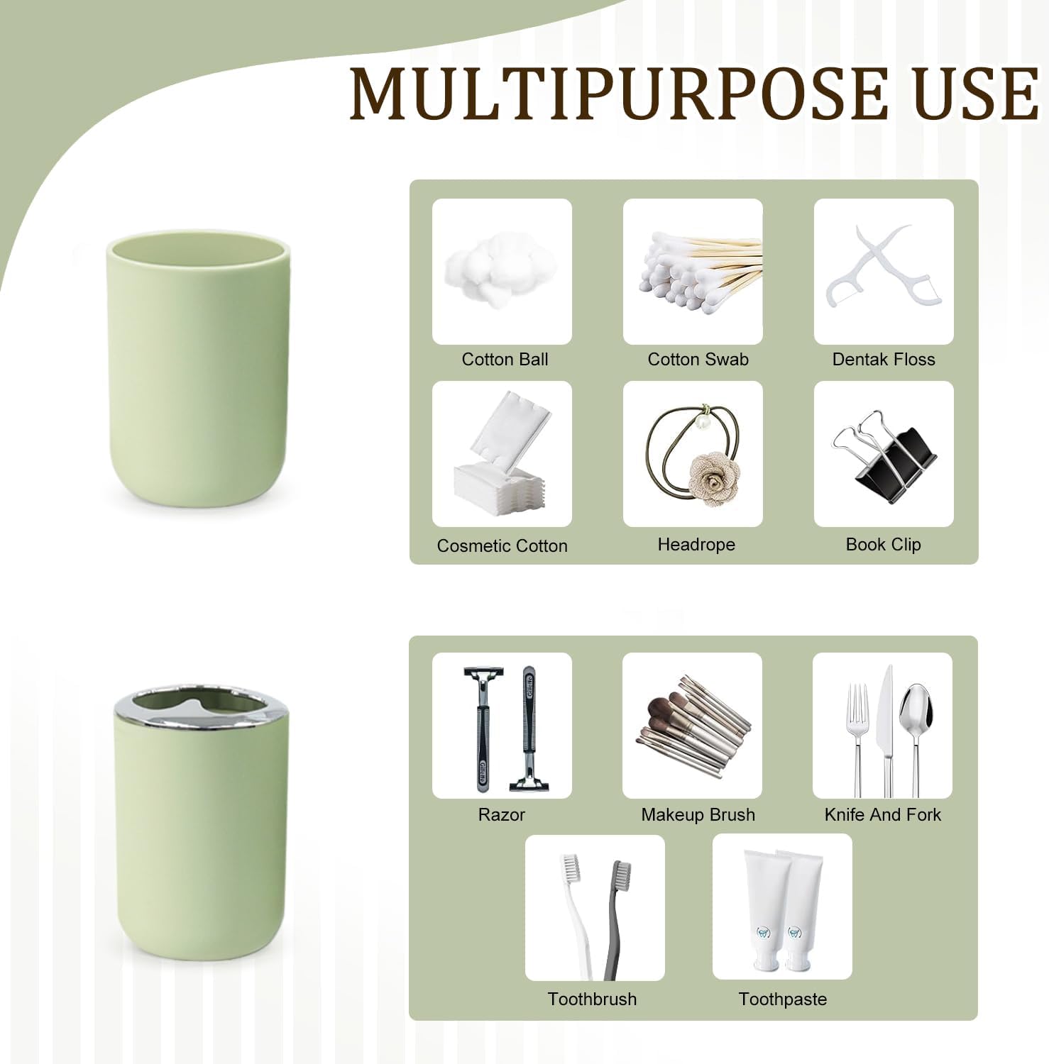 Elegant 6-Piece Bathroom Set with Durable plasticEnumerable