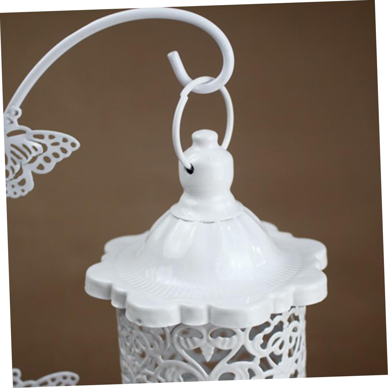 Alipis Wrought Iron Candle Holder Bird Cage