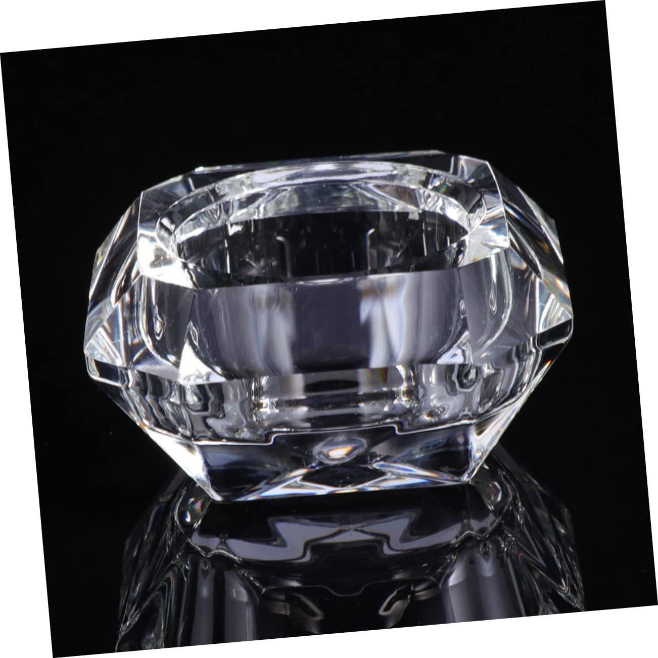 Glowing Crystal Candle Holder