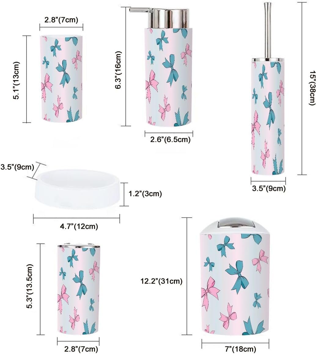 Bath Organizing Set 6 Pcs