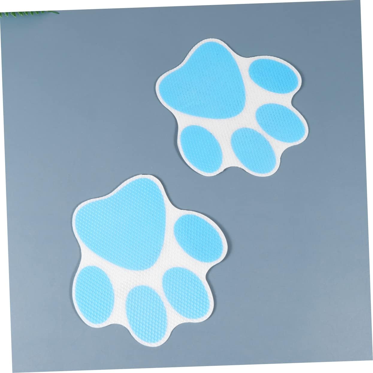 Mobestech 20-Piece Cartoon Dog Footprint Slip Sticker Set for Bathtub Safety