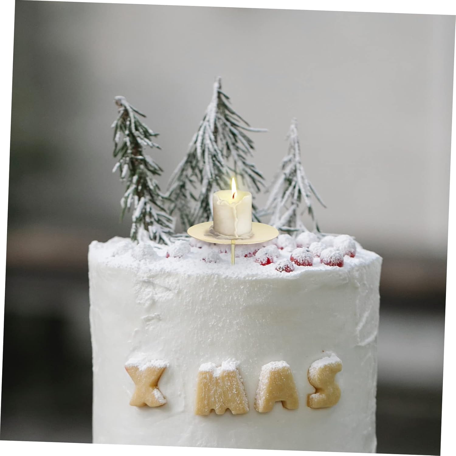 Set of Wreath Candle Fixers Metal Candle Holders for Centerpieces