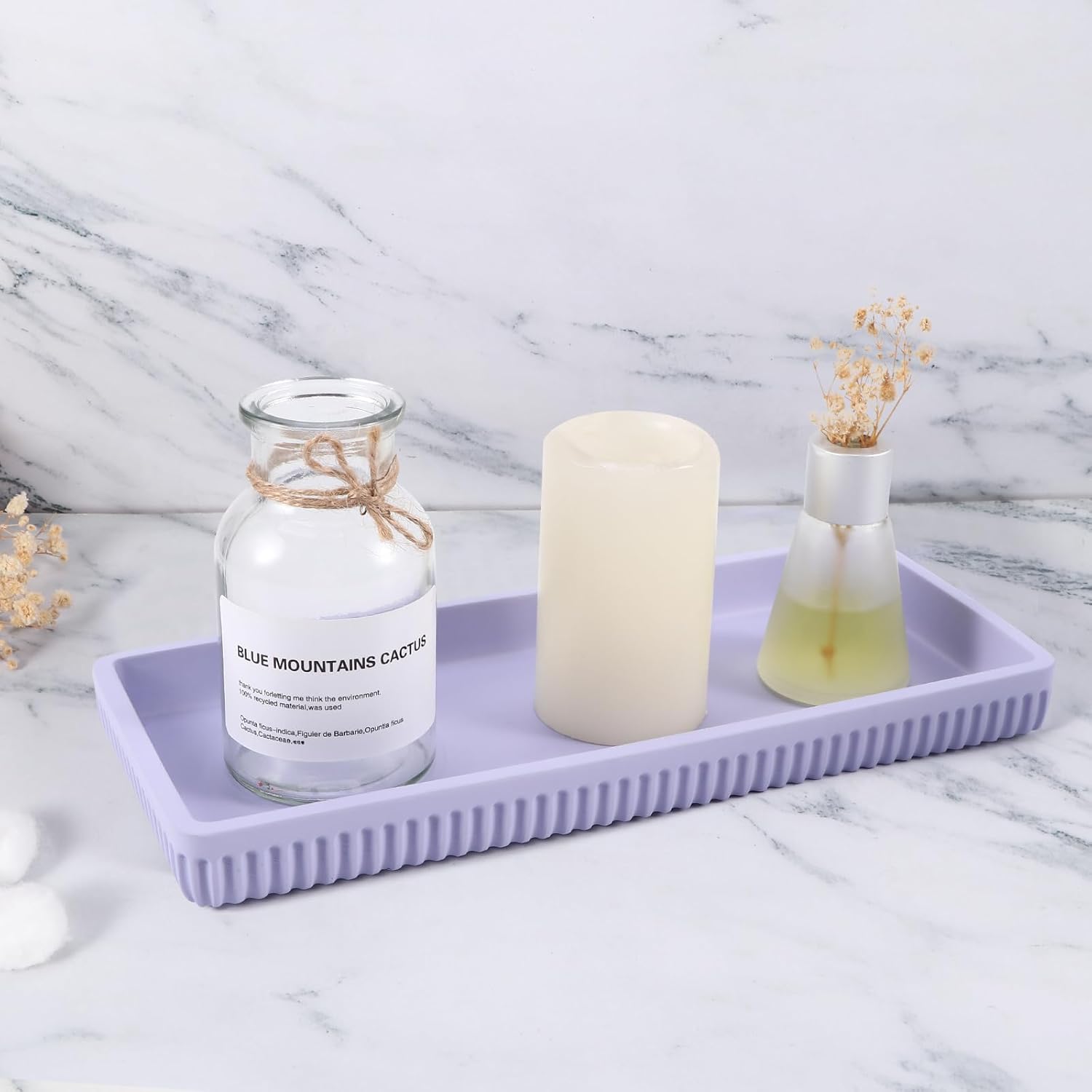 5-Piece Resin Bathroom Set for Blissful Hygiene