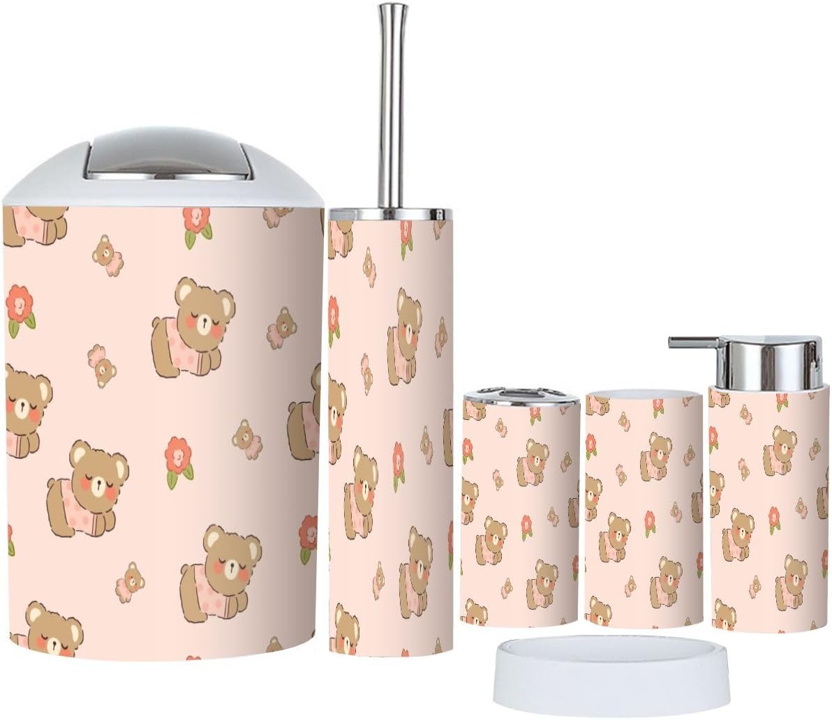 Perfect 6-Piece Bathroom Accessory Set for Kids