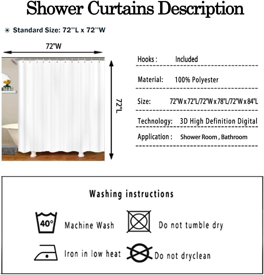 Feelyou Opossum 7278 Bath Shower Curtain