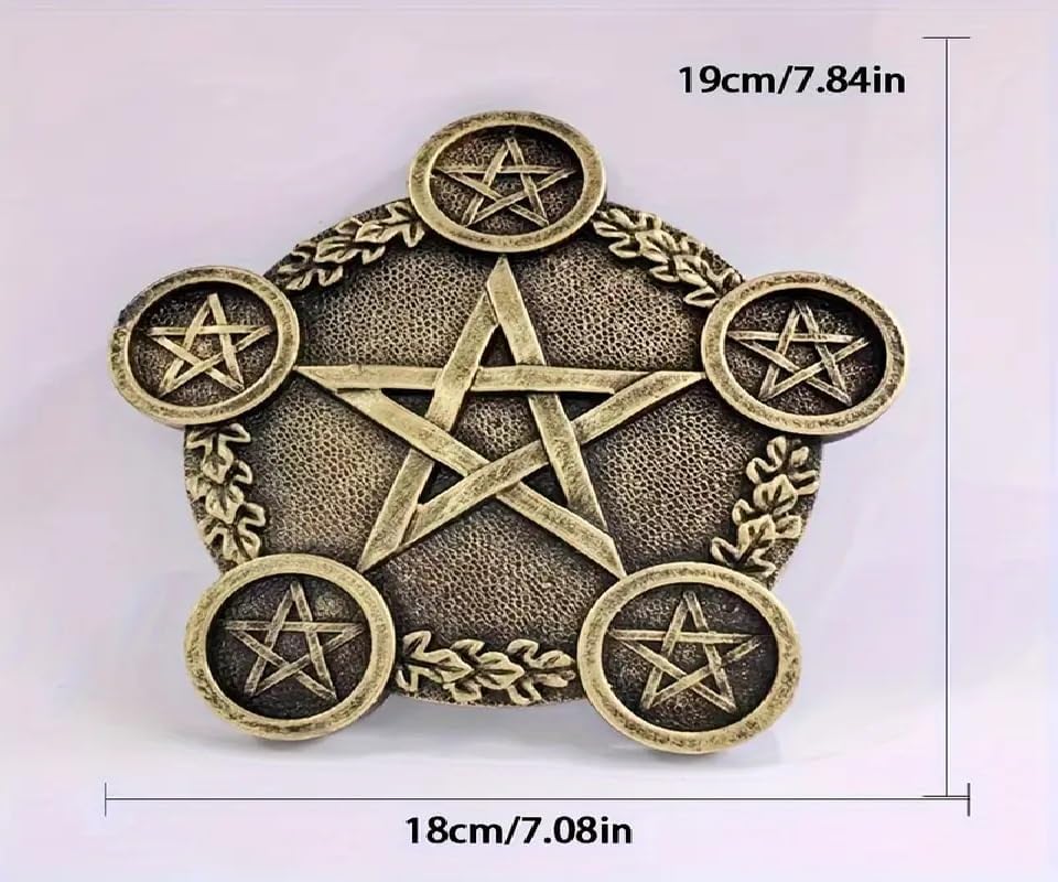 Enchantment Star Candle Holder for Altar Wiccan Use