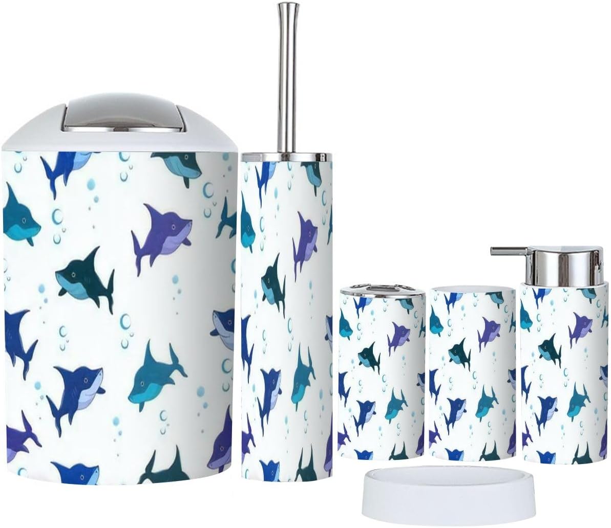JBNJANKDAVSix-Piece Cartoon Shark Design for Kids