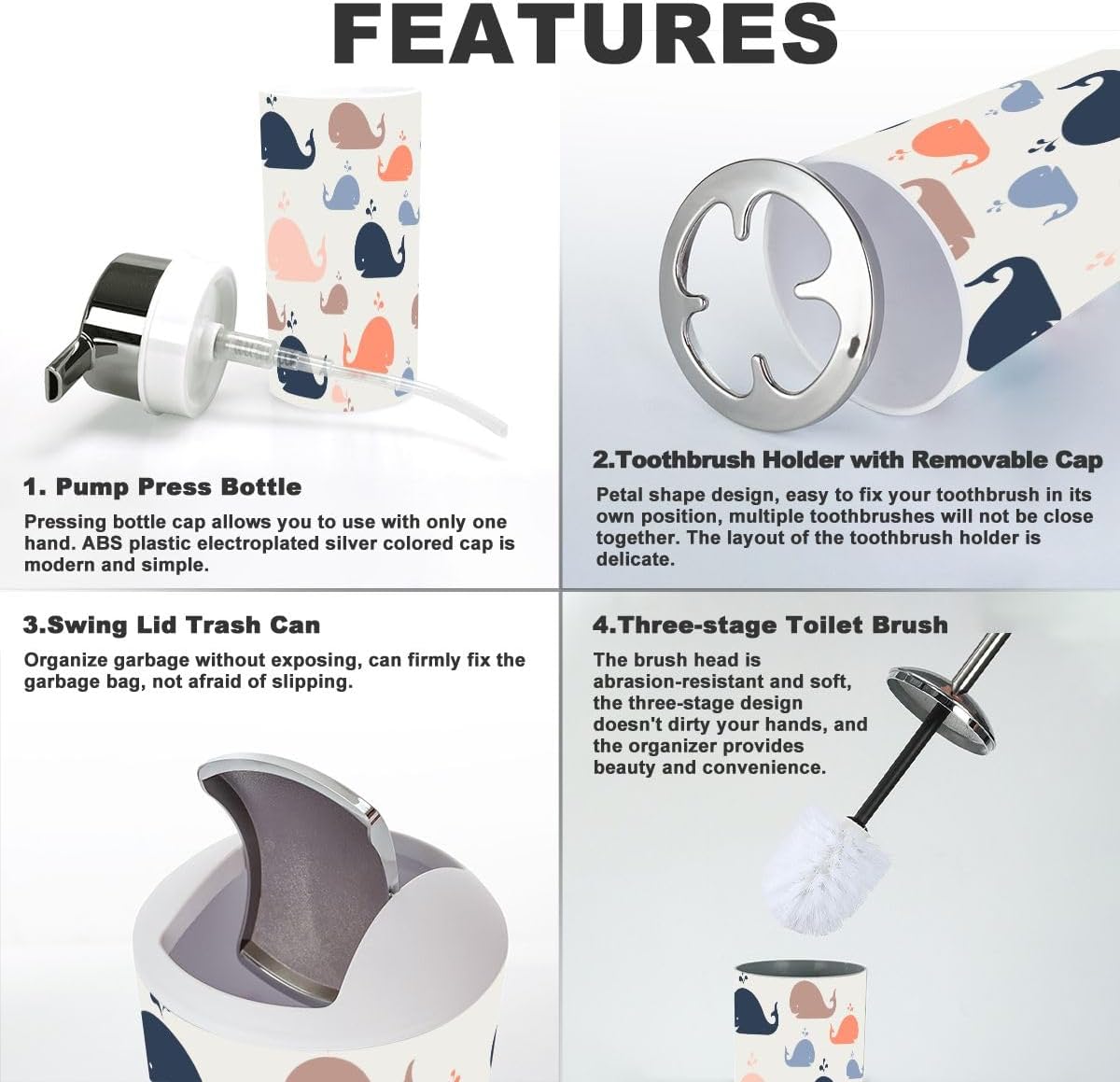 6-Piece Bathroom Set for Kids
