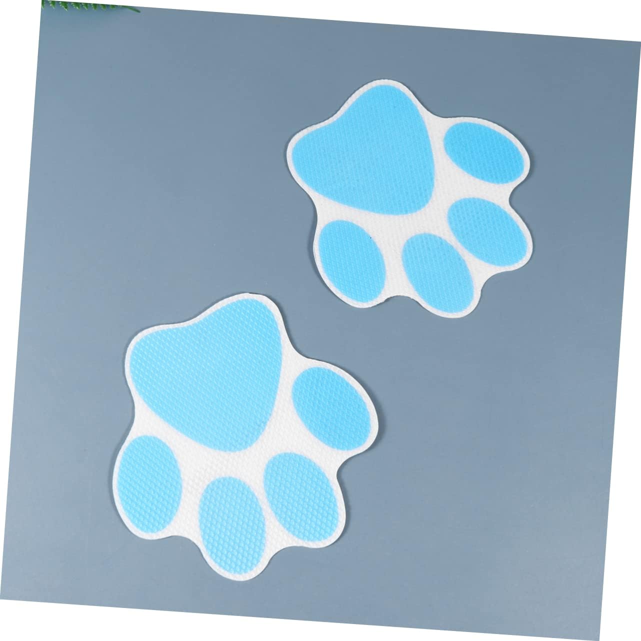20-Piece Cartoon Dog Footprint Slip Resistant Stickers for Bathtubs