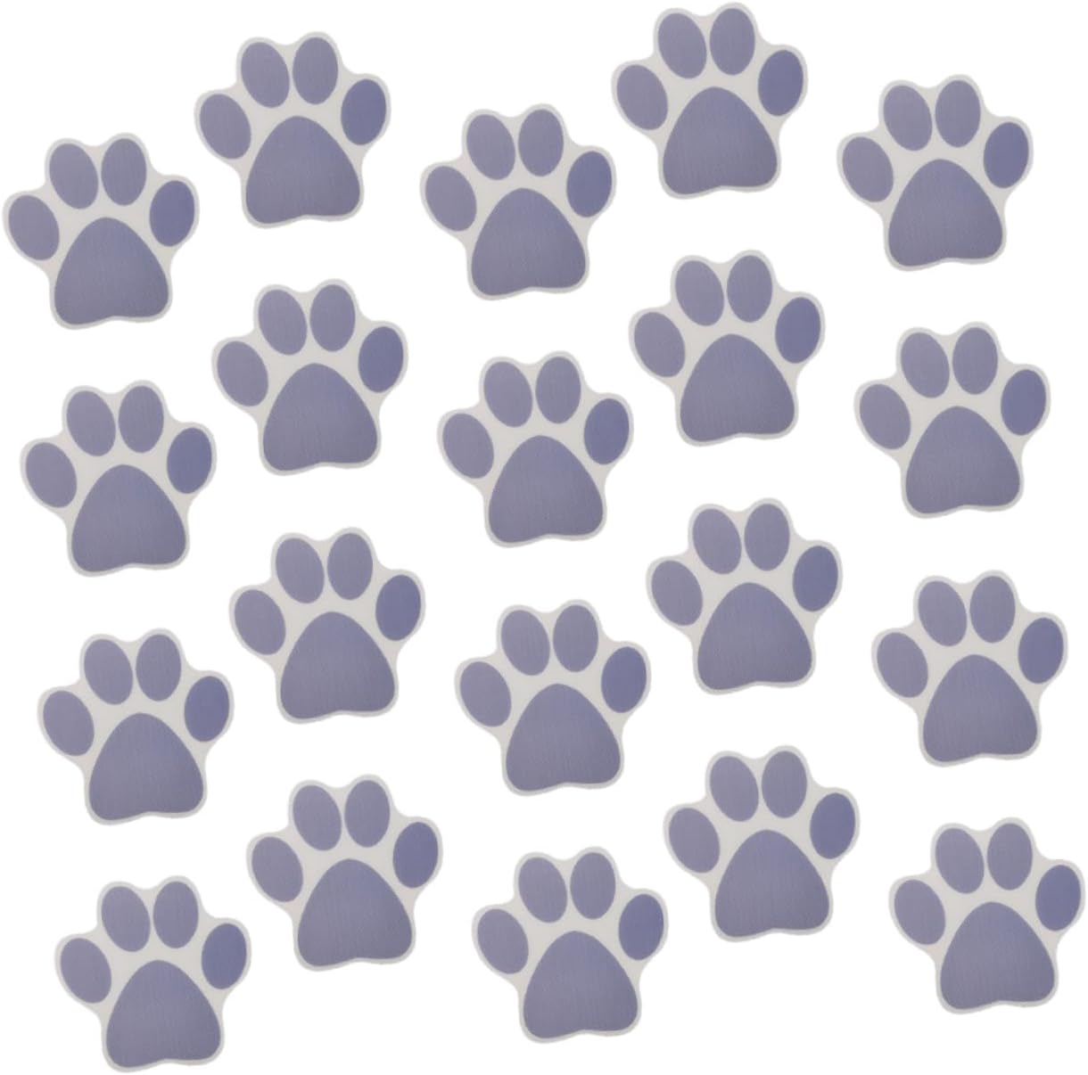 ABOOFAN 20PCS Cartoon Dog Footprint Stickers for Bathtub