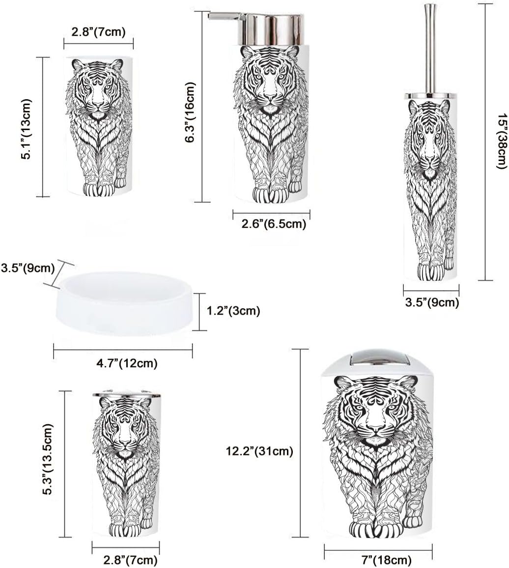 Mandala Coloring Set 6 Pcs for Family