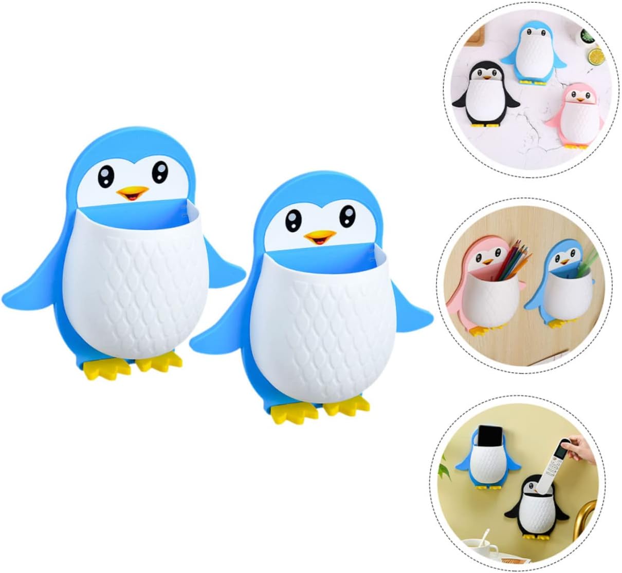 Penguin Wall Storage Box for Remote Controls More