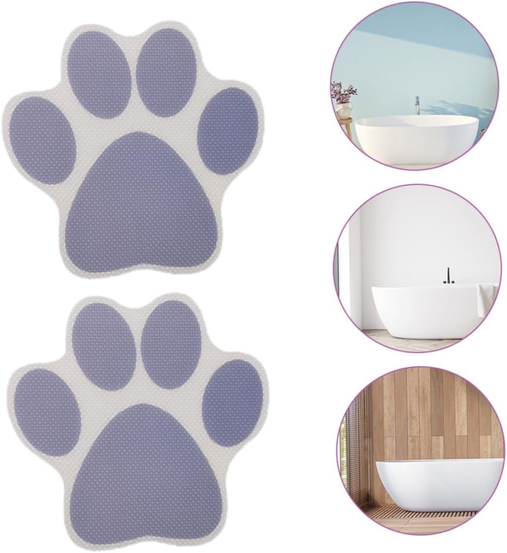 ABOOFAN 20PCS Cartoon Dog Footprint Stickers for Bathtub