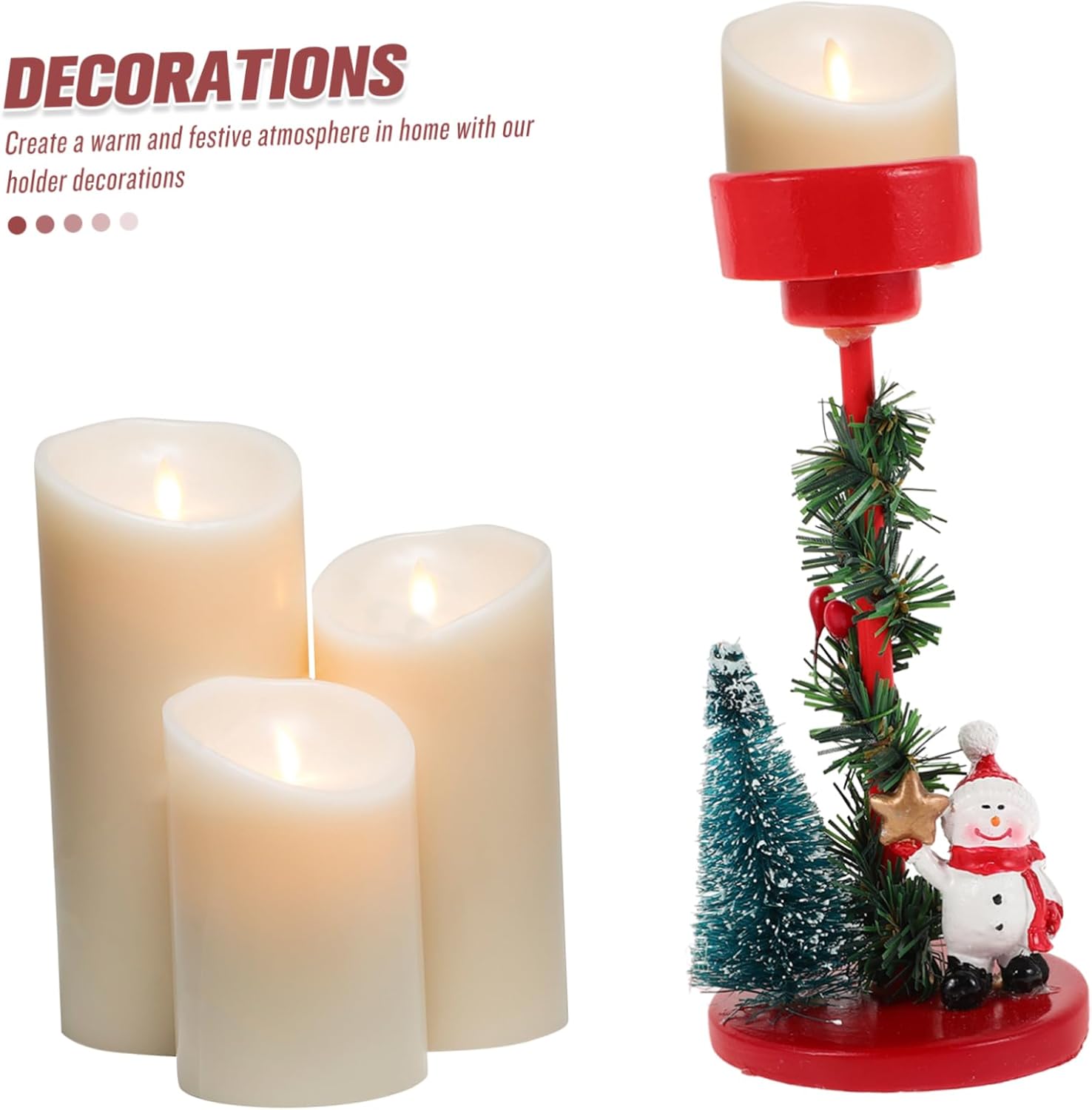 Holiday Spirit Infuser Snowman Candle Holder Ornament
