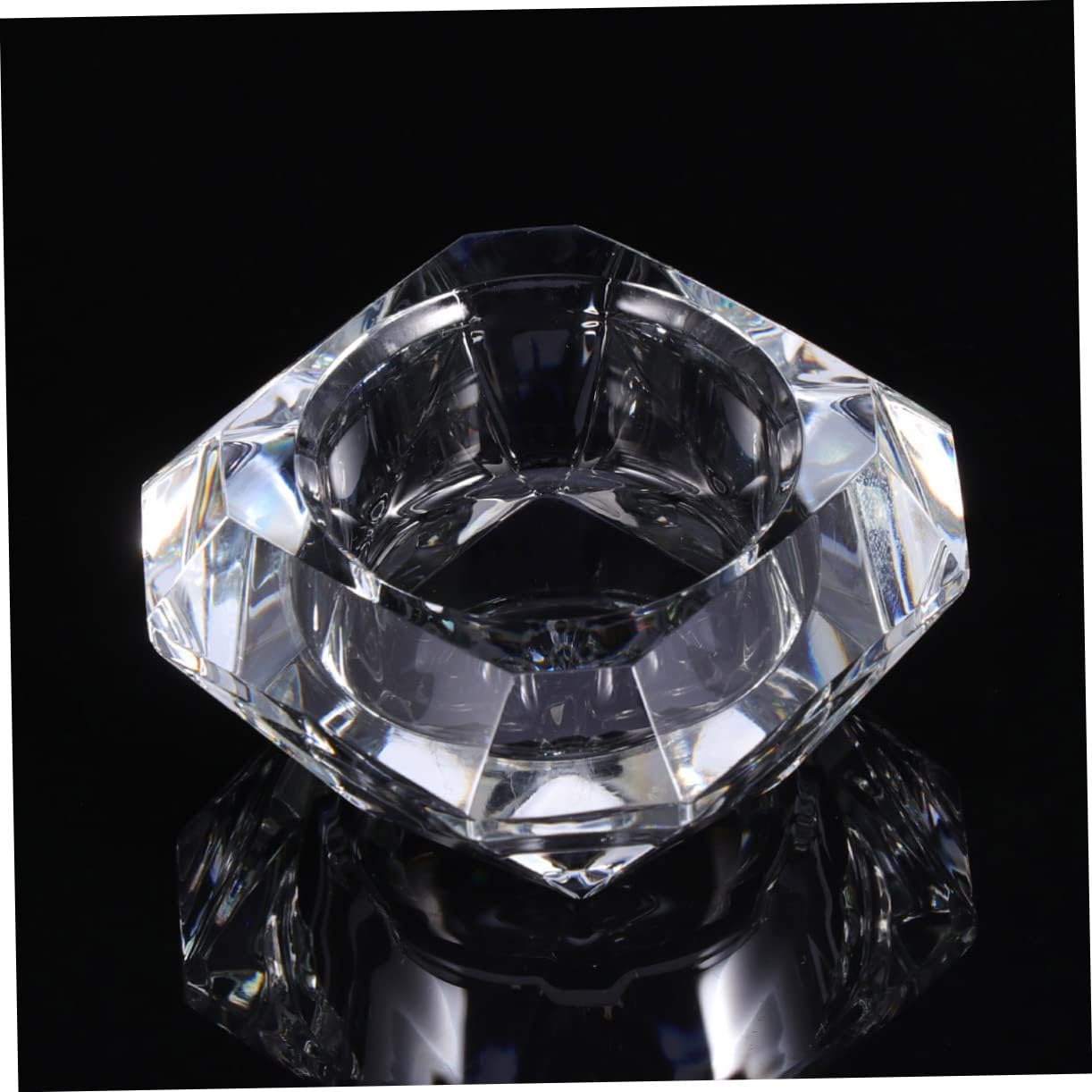 Glowing Crystal Candle Holder