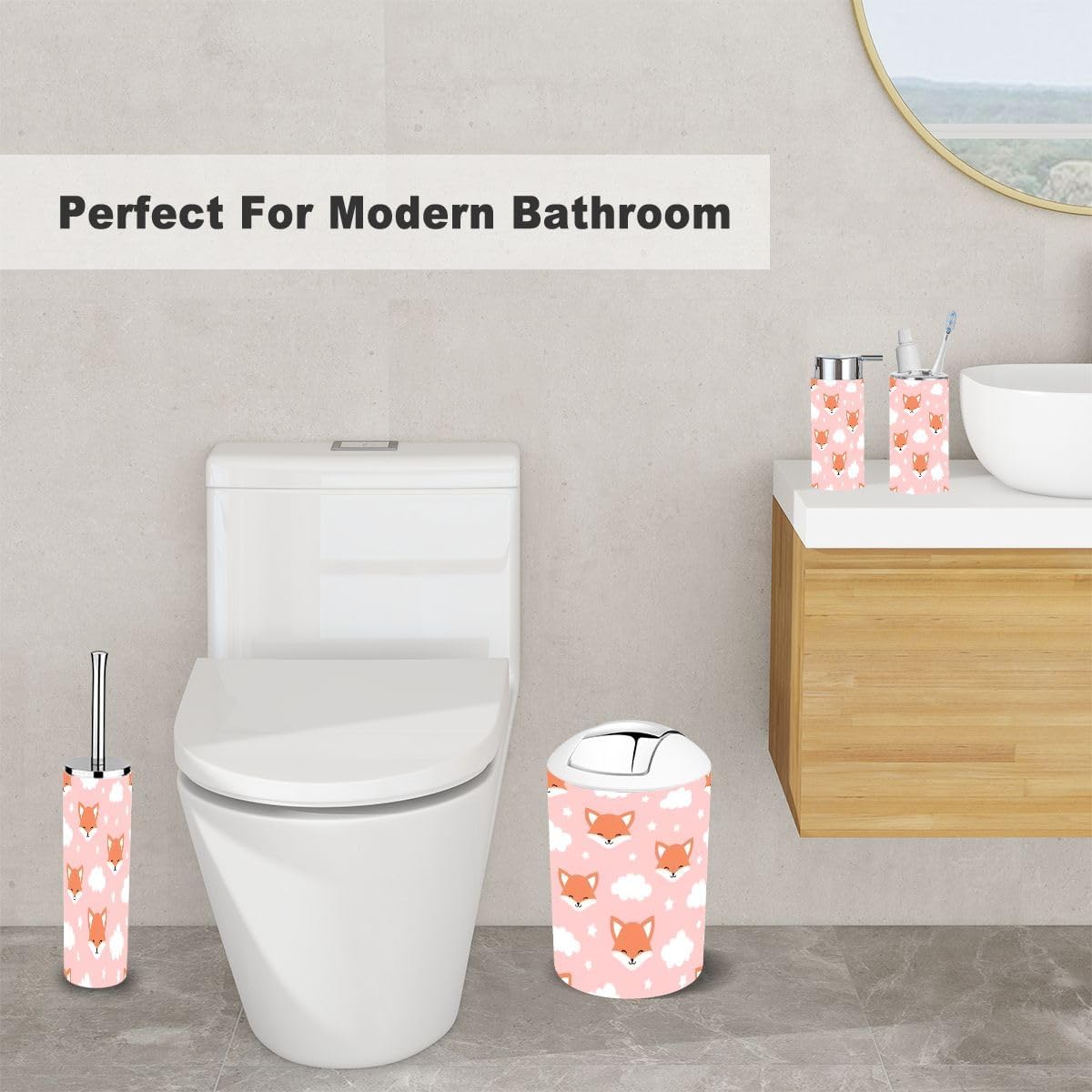 Bathroom Accessory Set 6 Piece