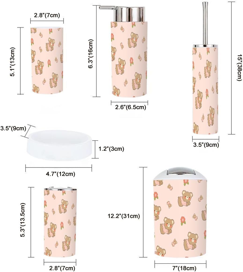 Perfect 6-Piece Bathroom Accessory Set for Kids
