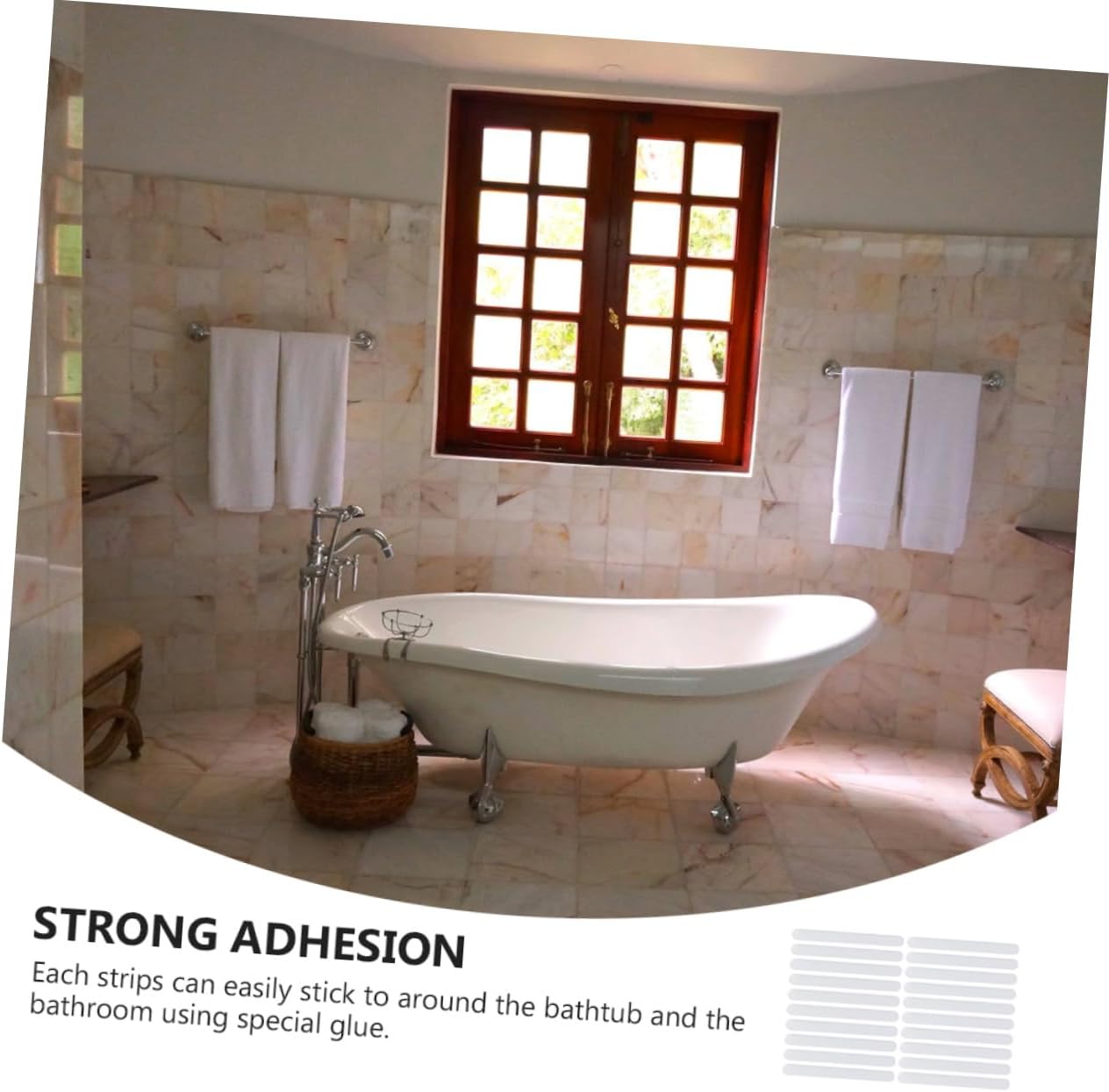 20Pcs Non-Slip Bathtub Stickers for Safety