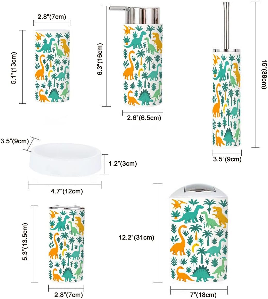 6-Piece Bathroom Accessory Set for Kids