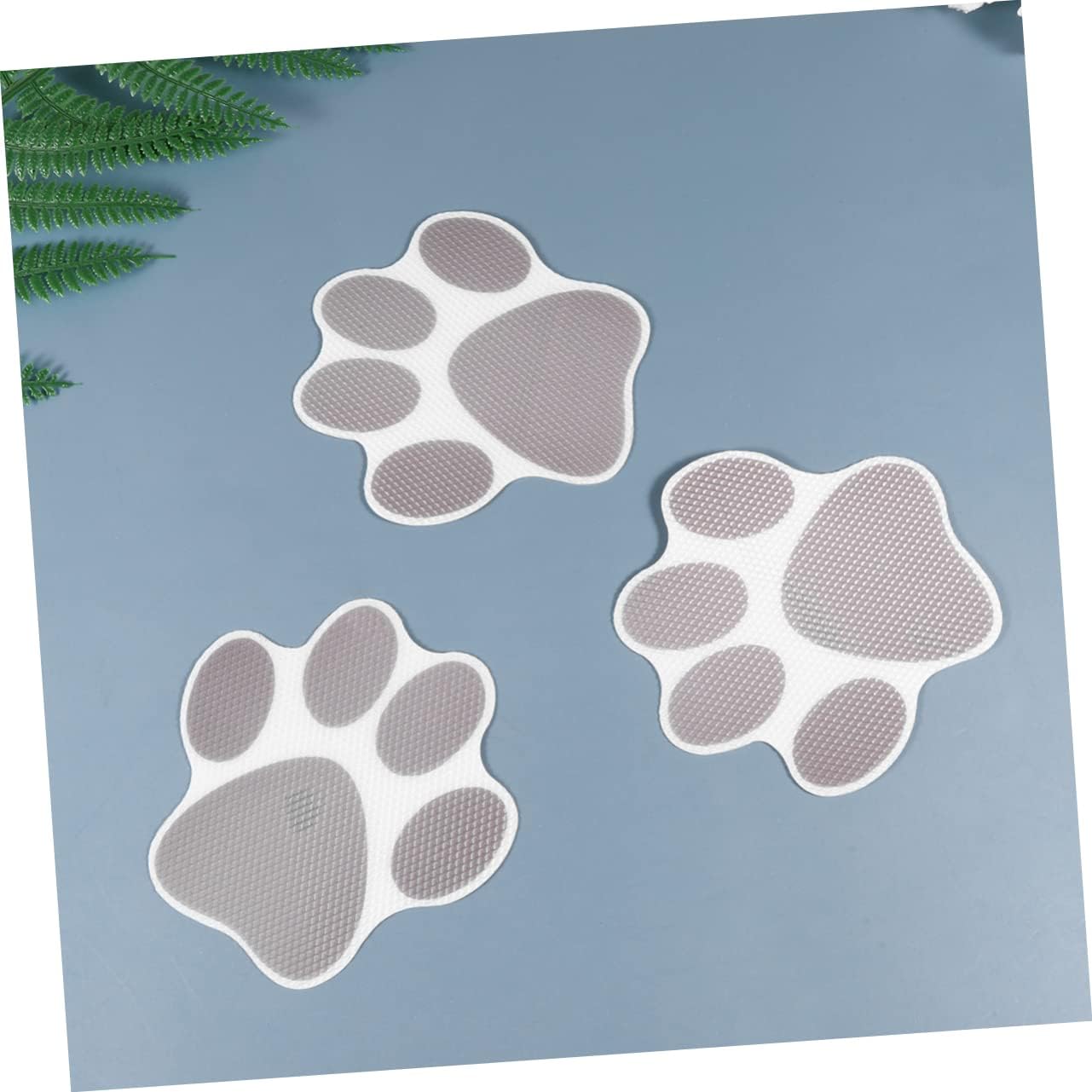 Unomor 20Pcs Dog Footprint Slip Stickers for Bathtub
