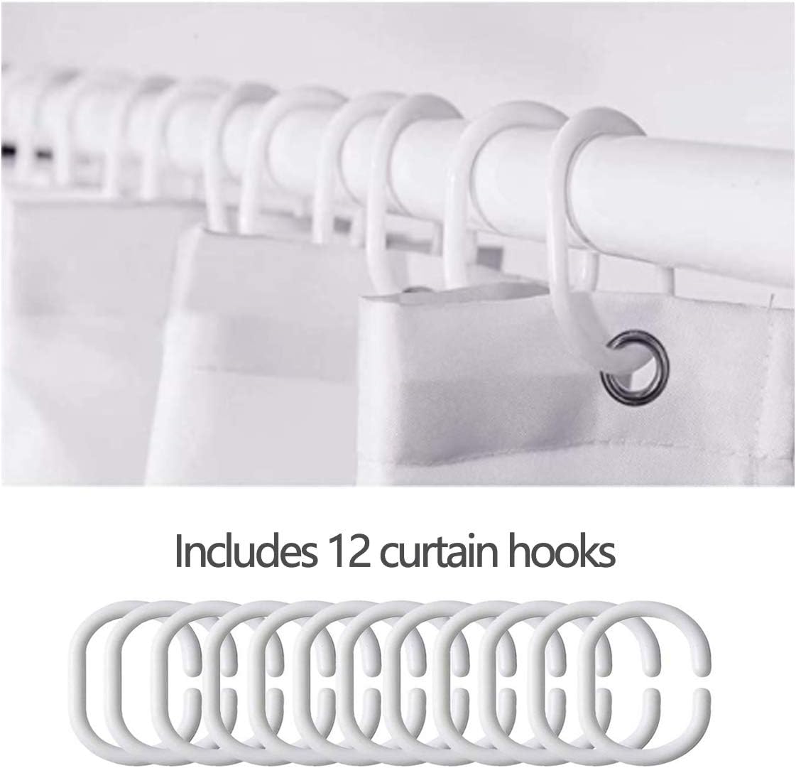 Jejeloiu Solar System Bath Curtain for Kids