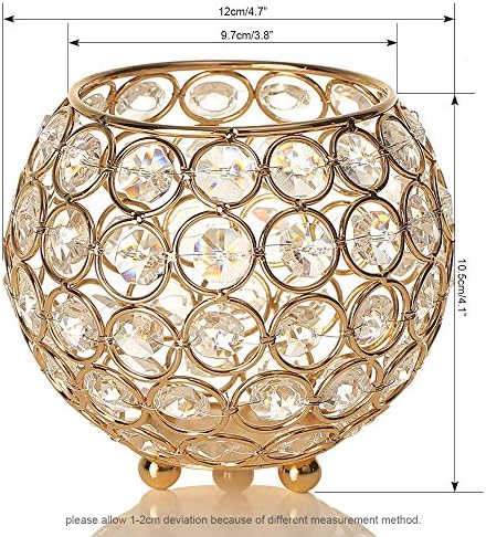 Vinicant Gold Candle Holders for Weddings
