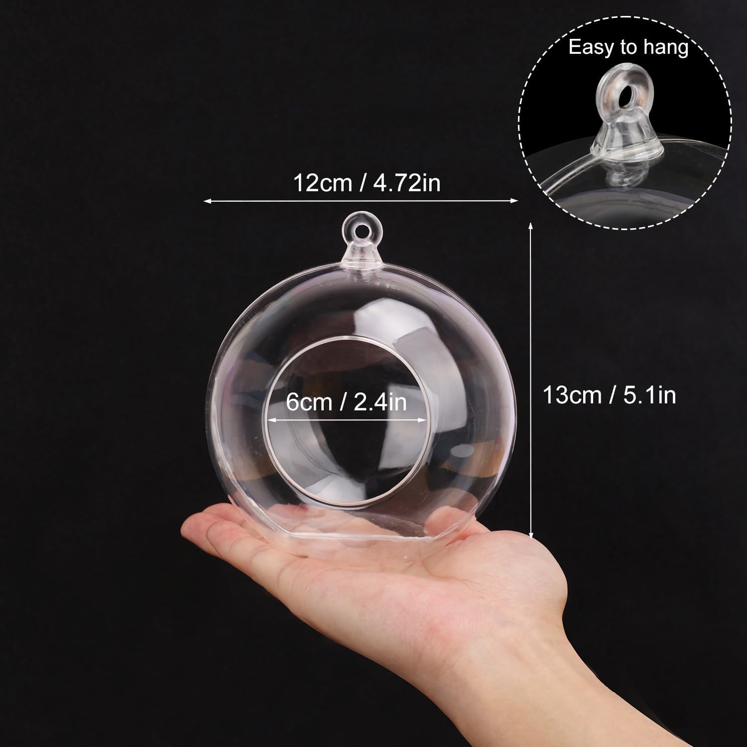 20 Piece Set of 472 inch Glass Globes