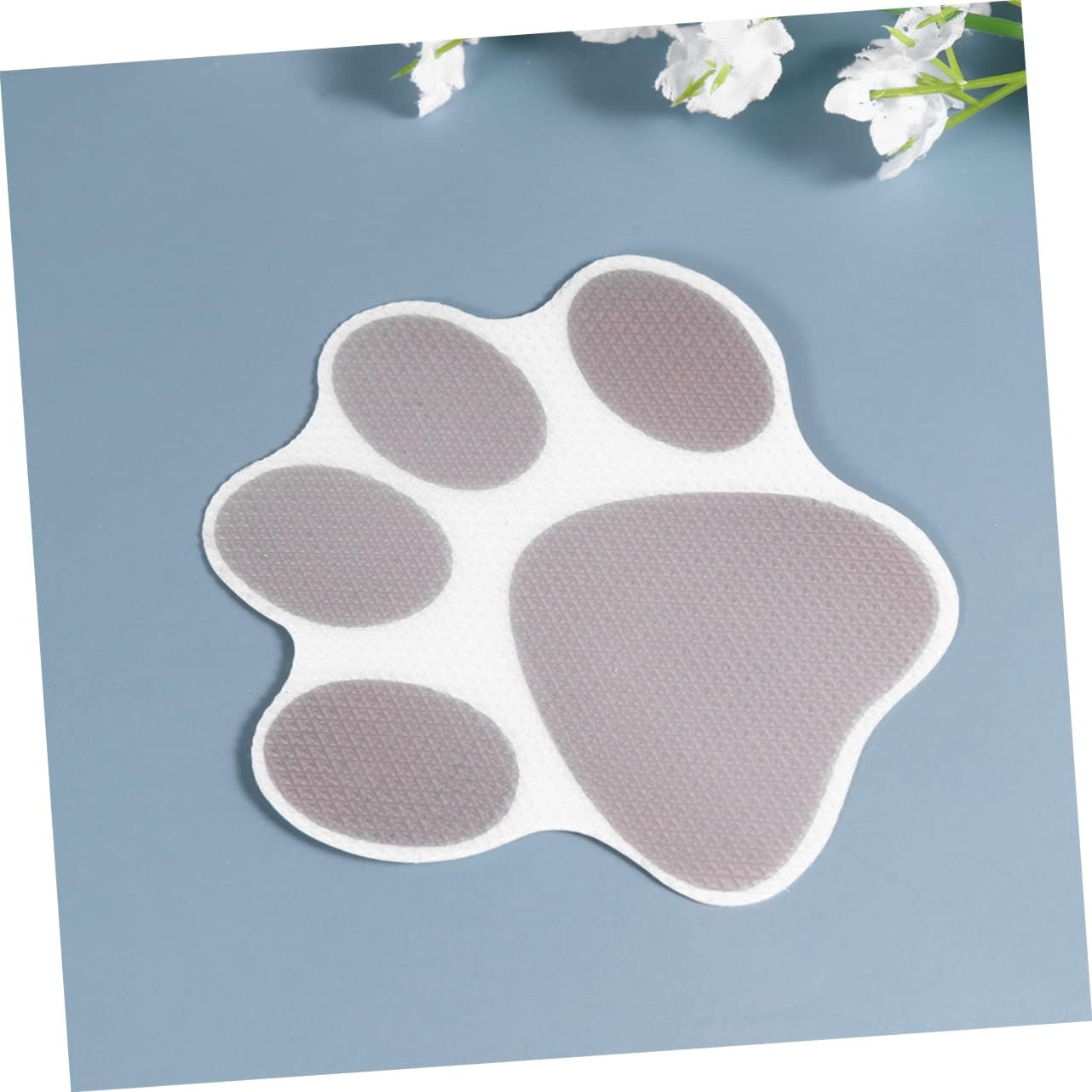 Unomor 20Pcs Dog Footprint Slip Stickers for Bathtub