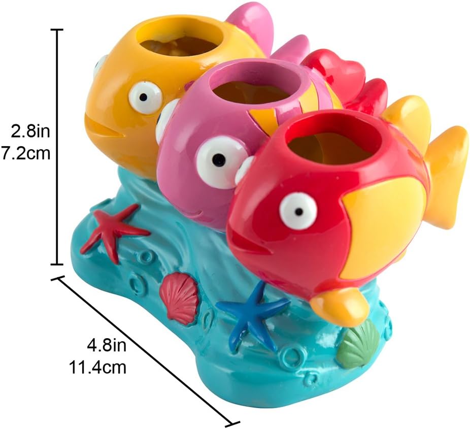 Allure Home Creation Fish Tails 4-Piece Bath Set bath essentials set